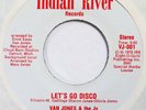 VAN JONES & J’s Let’s Go Disco INDIAN RIVER 45 modern soul boogie NM HEAR