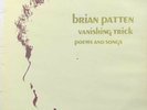 BRIAN PATTEN Vanishing Trick VINYL LP Linda Thompson Mike Westbrooke '76 Tangent