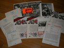 AC/DC orig. 1976 german press tour info pics sheets sticker(Bon Scott Punk-Rock)