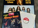 URIAH HEEP  golden lion LP + POSTER Germany 1978 Budgie Gentle Giant Deep Purple