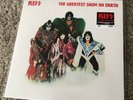 KISS GREATEST SHOW ON EARTH DYNASTY TOUR REHEARSAL RED VINYL DOUBLE LP MINT