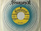 The CRICKETS Oh, Boy  Not Fade Away Brunswick 9-55035 yellow promo Degritter
