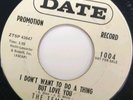 THE TEMPLES I Don't Want To Do A Thing But Love You 45 DATE 1004 Soul Doo Wop