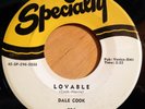 Dale Cook (Sam Cooke) 45? Lovable / Forever  NM