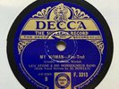 AL BOWLLY + LEW STONE & HIS MONSEIGNEUR BAND - 'MY WOMAN’ DECCA F3313 E+