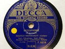 DJANGO REINHARDT ELECTRIC GUITAR - ‘DECCAPHONIE’ DECCA F10219 - HIS LAST RECORD