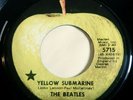 The Beatles 'Yellow Submarine' Rare Black Star Apple Records Label 7 Inch Single