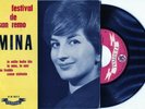 VINILE 45 GIRI EP MINA - FESTIVAL DE SAN REMO LE MILLE BOLLE BLU + 3 FRANCIA