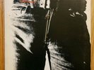 THE ROLLING STONES - STICKY FINGERS  ORIG '71 RSR ANDY WARHOL ZIPPER VG