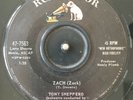 DOG-FRIENDLY WILD ROCKABILLY 45 Tony Shepperd Zach (Zack)/Blue Eyed Baby (RCA)