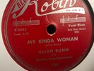 ALLEN BUNN ROBIN 124 BLUES 78 RPM E-