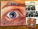 U.D.O. faceless world  LP + STICKER 1st 1990  Udo Dirkschneider Accept Scorpions