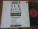 Josef Suk plays Violin Encores / Holecek / Supraphon 50882 / Stereo Ed1 1967 NM-