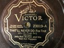 Victor 23019 Jelly Roll Morton Hot Peppers FICKLE FAY CREEP  78 rpm 1930 V+