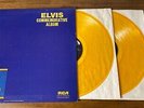 ELVIS PRESLEY   COMMEMORATIVE ALBUM  SPECIAL GOLD VINYL EDITION   DOUBLE LP 1973