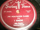 78 RPM (Rare). Record: (The Hollwood Flames) 