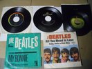 BEATLES-3 ROCK 45'S- MY BONNIE & PICTURE SLEEVE PS- VJ EP & ALL YOU NEED IS LOVE