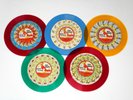 5 RED RAVEN MOVIE RECORDS Blue Green Yellow Red Color Vinyl KIDS Mirror Animated