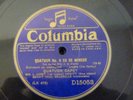 QUATUOR CAPET / SCHUBERT quartet no 6 / COLUMBIA 78 rpm