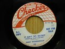 Jimmy Witherspoon promo 45 It Aint No Secret  on Checker B side stock label