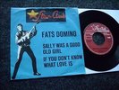 FATS DOMINO Star-Club Single SALLY WAS A GOOD OLD GIRL/IF YOU