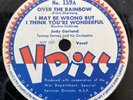 Rare WWII V Disc #159 12” 78 Judy Garland Over the rainbow VG Condition