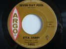 Seven Day Fool Etta James  Argo  Original Vinyl Record Ex