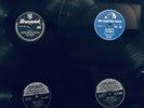 Four Rock N Roll 78’s. Elvis Presley, Fats Domino, Little Richard And Bill Haley