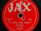 THE KINGS (Bobby Hall) I Love You Baby & Why Oh Why? R&B Blues 78-JAX #314