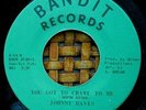 Hear Johnny Davis 45 RPM on Bandit 1972 (Soul) VG++
