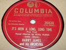 78 rpm Harry James-It's Been A Long Long Time Columbia 36838 Avengers Endgame