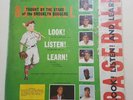 Picu Recs Brooklyn Dodgers Baseball LP Record Book. Jackie Robinson