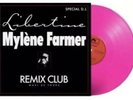 MYLENE FARMER LIBERTINE VINYLE Scellé Maxi 45 Tours ROSE FLUO 1000 EXEMPLAIRES