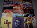 GROS LOT 25 DISQUE VINYLES 33 TOURS FERNANDEL ABBA LAVILA JUVET PIAF A-HA LOT 2