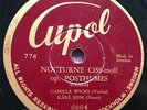 CAMILLA WICKS Chopin Violin ORIG Cupol 6004 SWEDEN-1940 12