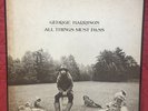 George Harrison All Things Must Pass Beatles Apple Vinyl Record LP STCH 639