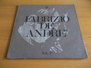 FABRIZIO DE ANDRE' VOL. 1° ORIG ITALIAN LP 1967 BLUEBELL SILK PAPER FOLK BALLAD