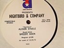 RADIO SHOW: ALLISON STEELE'S NIGHTBIRD & CO 135/136 CHARLES LLOYD & SPEEDY KEEN