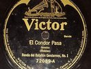PERU 78 rpm RECORD Victor BANDA BATALLON GENDARMES Nº 1 Ardiles & Mendoza ETHNIC
