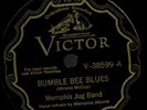 prewar blues 78 VIC 38599 MEMPHIS JUG BAND (w/MEMPHIS MINNIE) BUMBLE BEE BLS