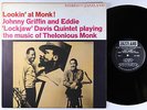 Johnny Griffin & Eddie Lockjaw Davis - Lookin' At Monk LP - Jazzland DG VG+