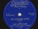 The Danderliers – 78 rpm States S-147: My Autumn Love/Chop Chop Boom; Cond E+