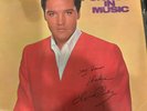 elvis presley signed a portrait in music lp