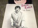 STEVE EARLE & THE DUKES: Pink & Black US LSI 1st Press Rockabilly EP 7” EX