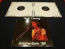 neil young  amsterdam '89  swingin' pig  white lps with catalog  tmoq rare live