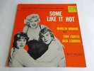 Marilyn Monroe Some Like It Hot Soundtrack LP 1959 United Artists Vinyl Record