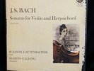 SUSANNE LAUTENBACHER violin - BACH Sonatas - Galling - VOX 2LP RVG ST