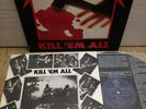 Metallica - Kill 'Em All 1990 Korea LP Vinyl Insert Slayer Megadeth Anthrax