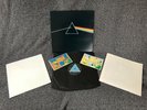 Pink Floyd Dark Side of the Moon Solid Blue Triangle Vinyl LP Excellent