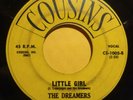 THE DREAMERS Little Girl b/w Because Of You DOO WOP 45 Cousins 1005 vocal group